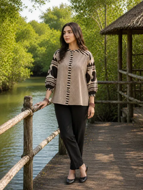 Aranya Fusion Kurti
